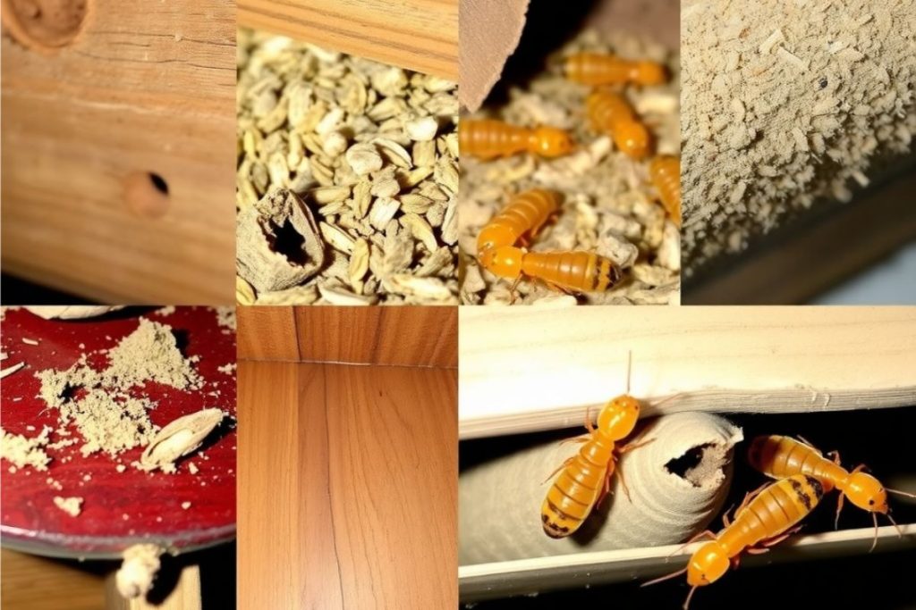 A photo of few termites to describe Signs of Termites in Singapore