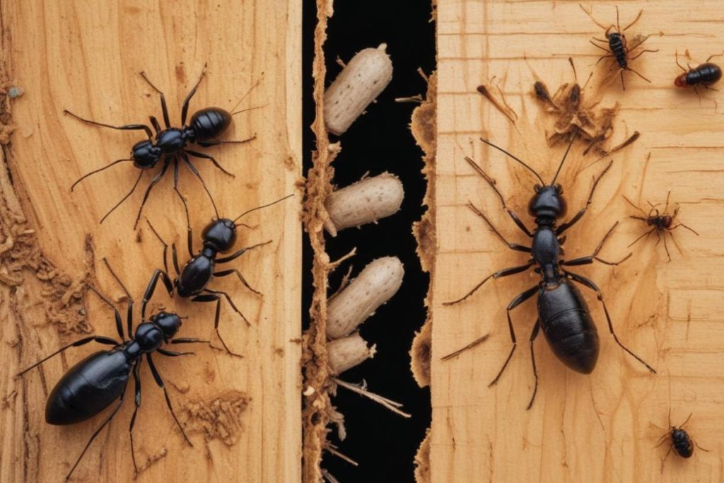 Damage Signs Of Carpenter Ants Vs Termites