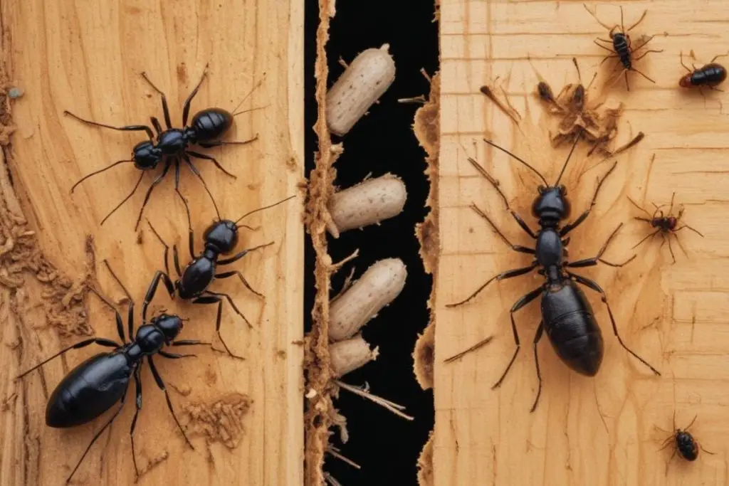 Damage Signs Of Carpenter Ants Vs Termites