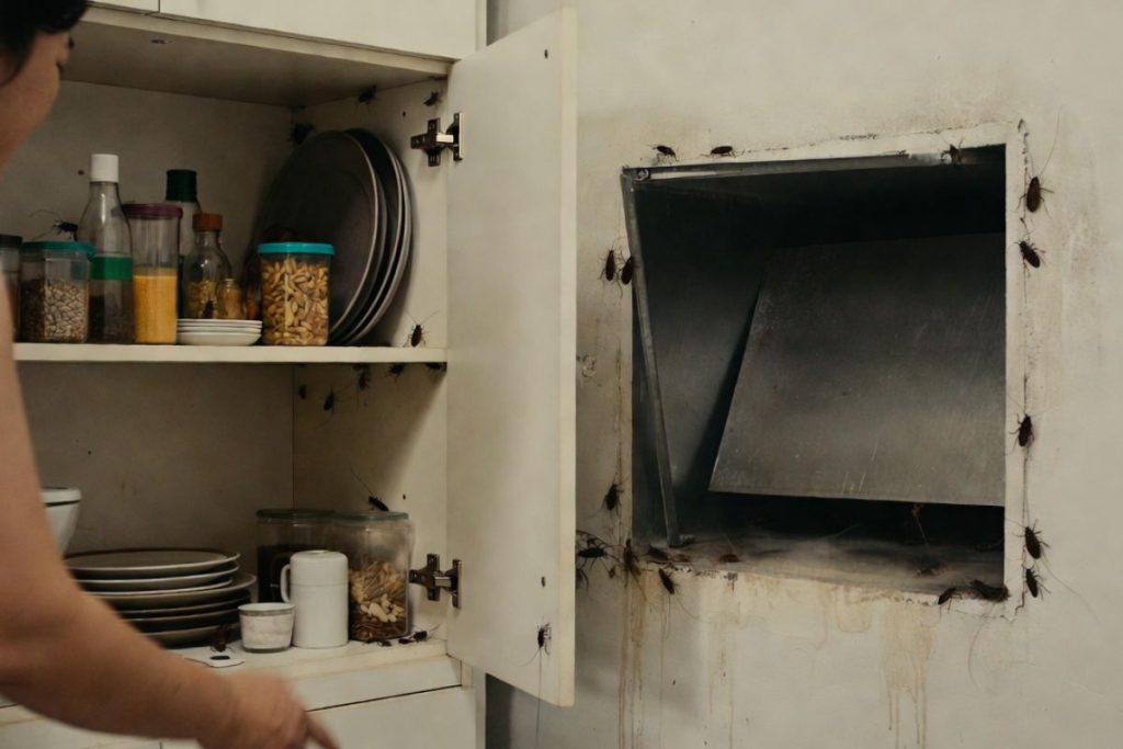 Musty Odour a cockroach infestation signs